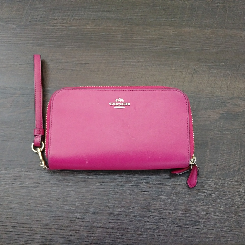 Pink Coach Wallet